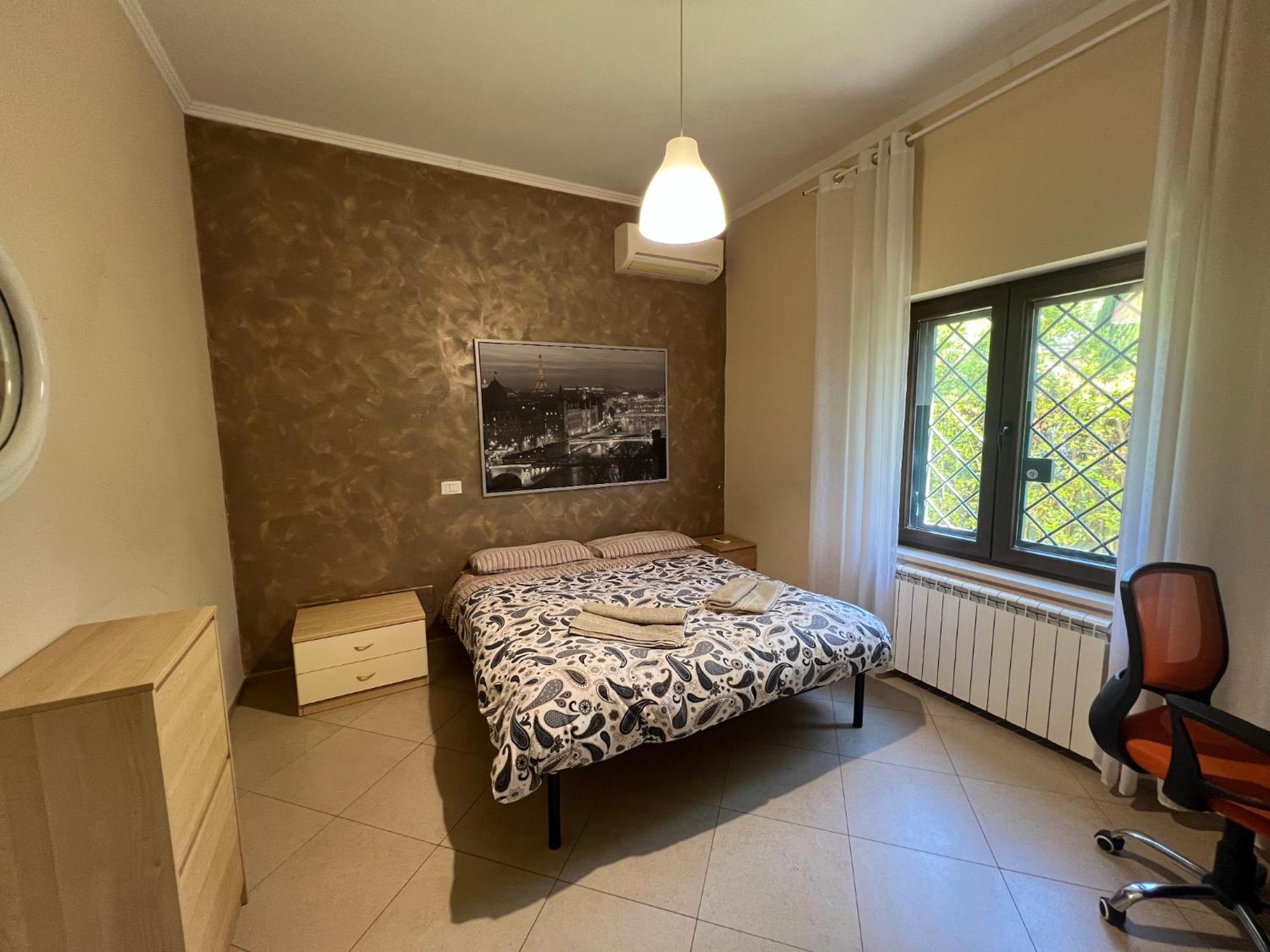 -5 Min From Bus Stop-Free Parking Rome Luaran gambar