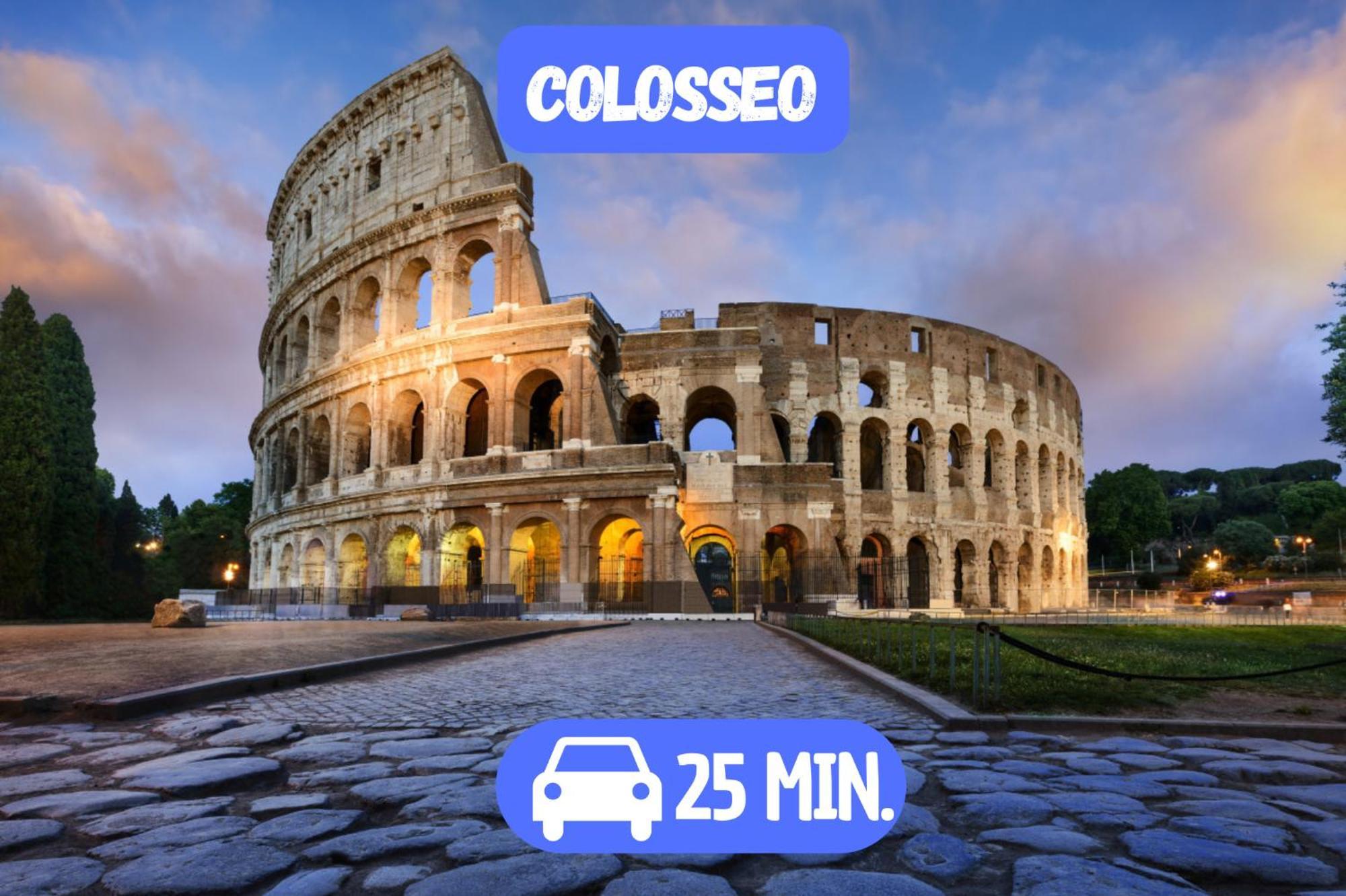 -5 Min From Bus Stop-Free Parking Rome Luaran gambar